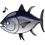 鮪のお魚スタンプ