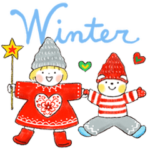 仲良しともだち　はるちゃんとふうくんの冬