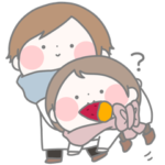 冬のまるいすたんぷ