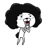 アフロ犬のトム