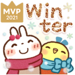 冬❄白うさぎさん&インコちゃん