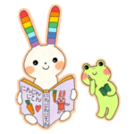 カエルと虹ミミうさぎの365日