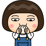 オーバーオール女子