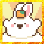 ドコドコうさぎのお正月スタンプ2023