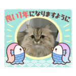 家猫みかんスタンプ