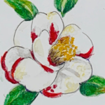 筆文字で冬のごあいさつ♪