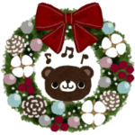 ナチュラルな飛び出すスタンプXmas・正月２