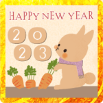 大人可愛い♡年末年始スタンプ♡