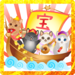 飛び出す！ふわふわねこ毎年使える年末年始