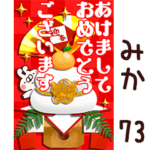 専用73<一生使える正月>