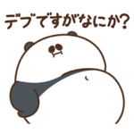 デブぱんだ（今日もおデブ）