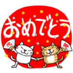 Juns猫 デカ文字冬の季節