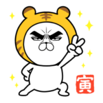 目ヂカラ☆にゃんこ 2022年お正月