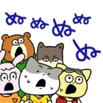 こてつ オノマトペスタンプ