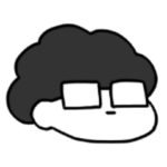 天パメガネのためのスタンプ