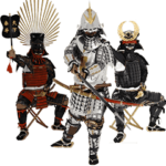 動く！サムライ（侍）１（信長,秀吉,家康）