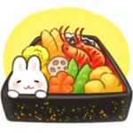 冬＆年末年始☆うさぎのスタンプ２