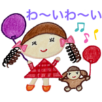 色鉛筆で描くお洒落な女の子