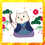 エゾおこじょさん（冬）