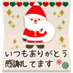 ▶️大人の感謝を添えたクリスマスカード