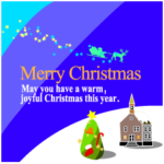 クリスマスグリーティングカード 01