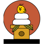 酉年のグリーティングカードスタンプ