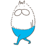 ねこタイツのゆるく長い毛