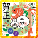 大人な正月と冬★うさぎとまるしまさん