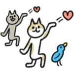 シュッとしたネコ２１　気持ち伝える