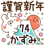 専用74<正月2022年ねこうさ>