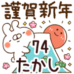 専用74<正月2022年ねこうさ>