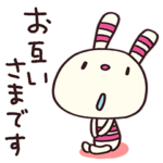 大人の気づかい☆ヨコシマうさぎ