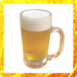 2023 年賀状　生ビール　スタンプ