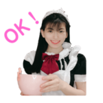 ゆりなのロング丈メイド服スタンプ