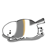 シンプル シマエナガ 日常会話