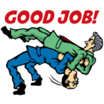 バーコード親父プロレス４８手英語版