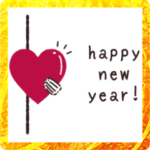 大人女子◎年末年始シンプルメッセージ