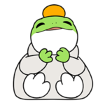 1月とカエルの大五郎