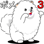 ポメラニアン３「白ポメ」