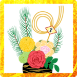 年末年始は花いっぱいでご挨拶