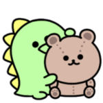 ぞっこん♡シュールなミニ恐竜