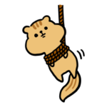 脱力リスさん_気持ちを伝えるスタンプ