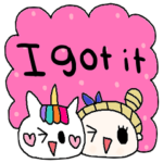 nenerinシンプル日常会話スタンプ727英語