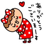 riekimの赤ドットの女の子