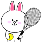 テニス好きのブラウン＆コニー