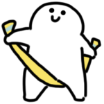 うごくタオルふきふきのスタンプ