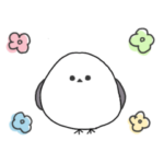 ぽわぽわシマエナガ