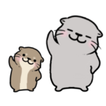 動く▷コロナとたたかうカワウソさん