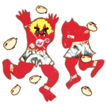 鬼は外！福は内！節分スタンプ！