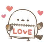 もちっと！シマエナガさん。＊気持ち伝える